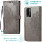 iMoshion Hoesje Geschikt voor Xiaomi Redmi Note 9T (5G) Hoesje Met Pasjeshouder - iMoshion Mandala Bookcase - Grijs