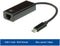 Ewent EW9828 - USB-C Gigabit Ethernet adapter - 1x RJ45 poort - Zwart