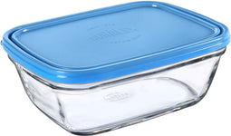 Rechthoekige lunchbox met deksel Duralex Freshbox Blauw 1,7 L