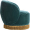 Light & Living Fauteuil Galati - Velvet - Petrol