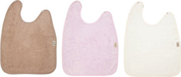 Timboo XXL Slabben set van 3 kleuren - Extra zacht - Silky Lilac/Savannah Sand/Daisy White - 37x50cm