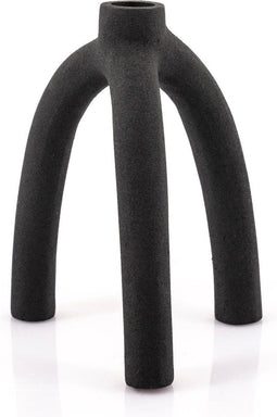 By-Boo Kaarsenhouder Twig Small - Zwart