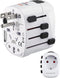 Hama World Travel Pro - Reisstekker - Universele stopcontactadapter voor 150 landen - Wit