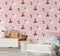 Kids at Home Behang Rainbow Minnie roze
