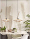 GOOD&MOJO Hanglamp Zanzibar - Rotan Wit - Ø40x12cm - Modern - Hanglampen Eetkamer, Slaapkamer, Woonkamer