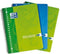 Collegeblk oxf school a4 rt 10mm 23g 160pag ass | 10 stuks