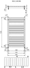 Plieger Vela - Designradiator - 1120x660 mm 635 Watt - Wit