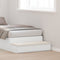 vidaXL - Witte - Bedlades - - - 90x36,5x16,5 - cm - - - Gemaakt - van - Samengesteld - Hout