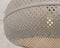 GOOD&MOJO Hanglamp Palawan - Bamboe Wit - Ø60cm - Scandinavisch,Bohemian - Hanglampen Eetkamer, Slaapkamer, Woonkamer