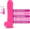 Neo 11 inch dual Density dildo neon roze