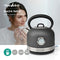 Nedis KAWK310EGY - Waterkoker - 1,7L met temperatuurindicator - Grijs