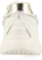 POSH by Poelman MADEE - Dames sneakers - Vetersluiting - Wit met goud