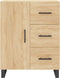 vidaXL - Dressoir - 69,5x34x90 - cm - bewerkt - hout - sonoma - eikenkleurig