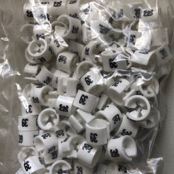 Minimarker wit/zwart 39 100st