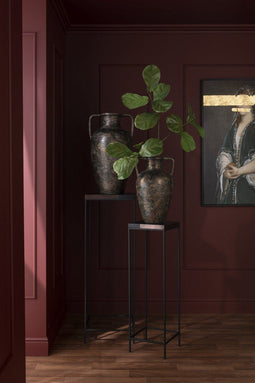 J-Line vaas 2 Armen Terraco - keramiek - mix - small