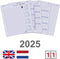 Kalpa 210 x 144 mm A5 Planner Vulling 2025 NL EN