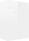 vidaXL - Schoenenkast - 60x35x84 - cm - bewerkt - hout - hoogglans - wit