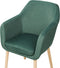 Eetkamerstoel YORKVILLE II Fluweel Groen