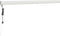 vidaXL - Luifel - uittrekbaar - 4x3 - m - stof - en - aluminium - geel - en - wit