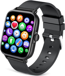 AyeWay Smartwatch - Waterdicht IP67 - 70 Sportmodi - Zwart