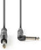 Nedis COTH23005GY50 - Audiokabel 6.35mm - 500cm - Grijs