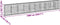 vidaXL - Schanskorf - 1000x50x150 - cm - gegalvaniseerd - ijzer - zilverkleurig