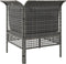 vidaXL - Tuinhoekbank - met - kussen - poly - rattan - grijs