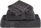 vidaXL - Handdoeken - SOLUND - 2 - st - 600 - g/m² - 50x100 - cm - antracietkleurig