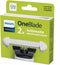 Philips OneBlade - SkinProtect-mesjes - Extra huidbescherming - Groen/Wit (2 stuks)