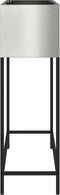 vidaXL - Verhoogde - Tuinbak - 100x26x82 - cm - Gegalvaniseerd - Staal