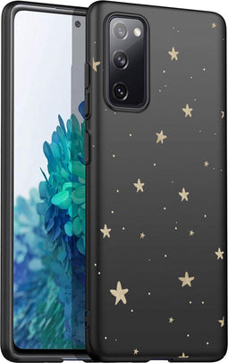 imoshion Hoesje - Geschikt voor Samsung Galaxy S20 FE - Design hoesje - Stars Gold