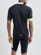 Craft Adopt - Fietsshirt Heren - Zacht en elastisch - Black/Snap - Maat XXL