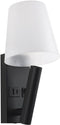 V-TAC VT-88062-B - LED Bedlamp - 2W 60 Lumen 3000K met 2x USB/USB-C - Zwart