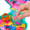 Polly Pocket Glittereiland - Compacte Speelfigurenset - 1 micro-zeemeerminpop en 11 accessoires