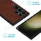 iMoshion Hoesje Geschikt voor Samsung Galaxy S24 Ultra Hoesje Met Pasjeshouder - iMoshion Uitneembare 2-in-1 Luxe Bookcase - Bruin