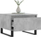 vidaXL - Salontafel - 50x46x35 - cm - bewerkt - hout - betongrijs