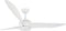 Plafondventilator Airfusion Nordic Wit Led
