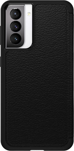 Otterbox Strada Folio - Samsung Galaxy S21 5G - Echt leer - Zwart