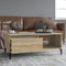 vidaXL - Salontafel - 90x50x36,5 - cm - bewerkt - hout - sonoma - eikenkleurig