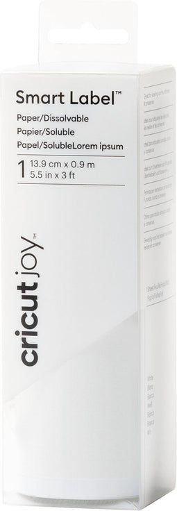 Cricut Joy Smart Labels Oplosbaar 14x91cm – Wit (1 vel)