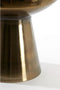 Light & Living Bijzettafel Dakwa - Zwart/Nikkel - Ø38cm - Modern