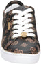 Guess Belea - Dames sneakers - Imitatieleer met logoprint - Zwart - Maat 36