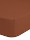 Hoeslaken Jersey 90x220 cm - Terra - 1 Persoons - 100% Katoen - Oeko-Tex Gecertificeerd