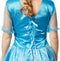 dressforfun IJsprinses XL - verkleedkostuum - zijdig glanzend - blauw/wit