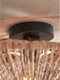 GOOD&MOJO Plafonniere Iguazu - Jute/Zwart - Ø55cm -