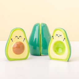 Zout en Peper Stel Avocado Novelty Keramiek