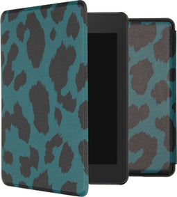 imoshion E-reader Hoesje - Geschikt voor Amazon Kindle Paperwhite 4 - Design Sleepcover Bookcase - Green Leopard