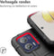 imoshion Hoesje Geschikt voor Motorola Moto G73 Hoesje Siliconen - imoshion Rugged Shield Backcover - Zwart