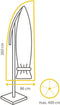 Premium Parasolhoes - UV-bestendig - 260 x 86 cm - Antraciet