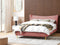 CHALEIX - Tweepersoonsbed - Roze - 180 x 200 cm - Fluweel